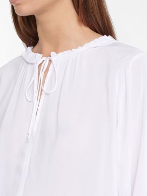 Кадифена блуза Velvet бяло