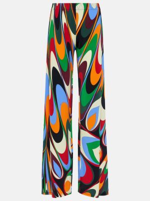 Pantaloni in jersey baggy Pucci verde