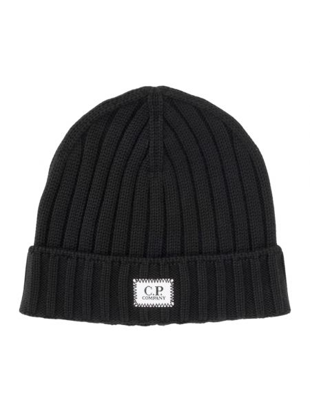 Merinowolle woll mütze C.p. Company schwarz
