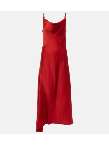 Sateng dress Max Mara rød