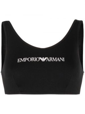 Trykt bh Emporio Armani svart