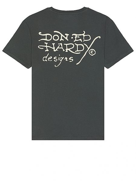 T-shirt à motif serpent Ed Hardy