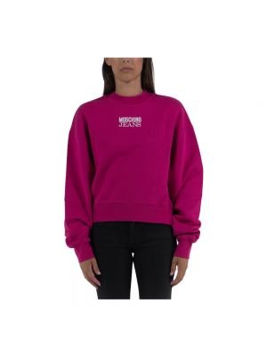 Bluza oversize Moschino różowa