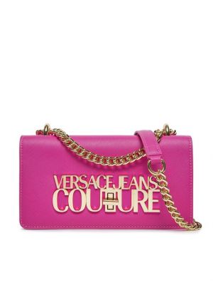Geantă plic Versace Jeans Couture roz