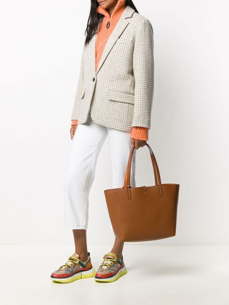Beidseitig tragbare shopper handtasche Lauren Ralph Lauren braun