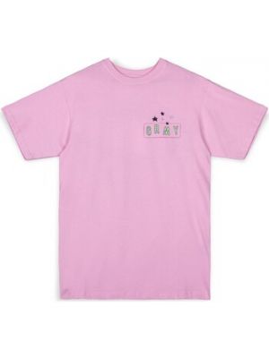 Koszulka z krótkim rękawem Grimey różowa