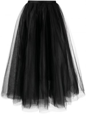 Tylová sukňa Anouki čierna