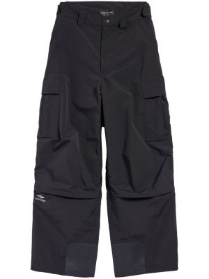 Černé cargo kalhoty Balenciaga