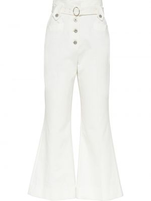 Pantalones Miu Miu blanco