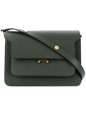 Чанта за ръка Marni зелено