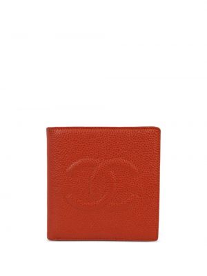 Portofel din piele Chanel Pre-owned roșu