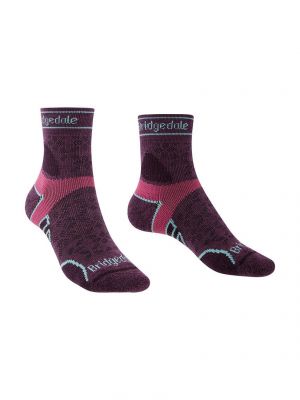 Спортни чорапи от мерино вълна Bridgedale розово