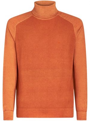 Vlněný svetr Etro oranžový