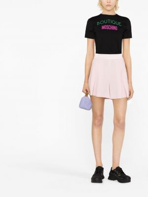 Shorts mit plisseefalten Boutique Moschino pink