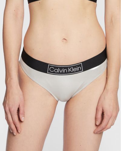 Bikini Calvin Klein Swimwear argenté