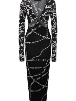 Джинсовое платье из вискозы Versace Jeans Couture