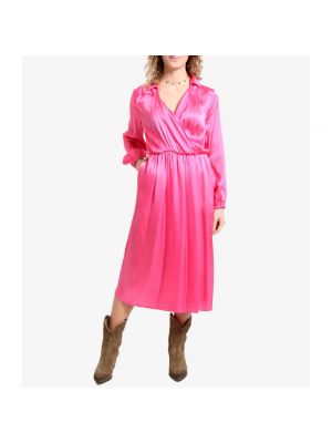 Vestido midi Semicouture rosa