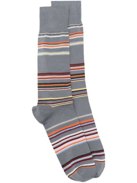 Чорапи на райета Paul Smith сиво