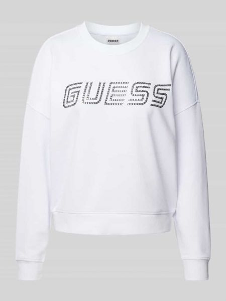 Bluza z nadrukiem Guess Activewear biała