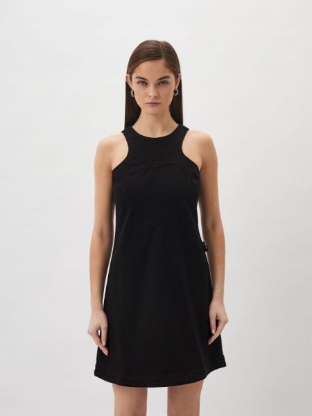 Джинсовое платье Love Moschino черное