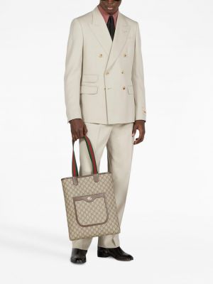 Shopper handtasche Gucci beige