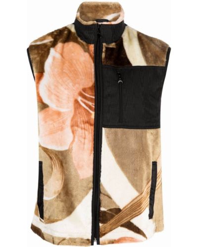 Trykt floral vest Marine Serre