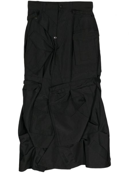 Asymetrické sukně Junya Watanabe černé