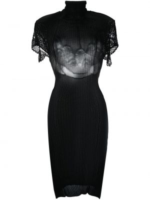 Midi haljina Jean Paul Gaultier Pre-owned crna