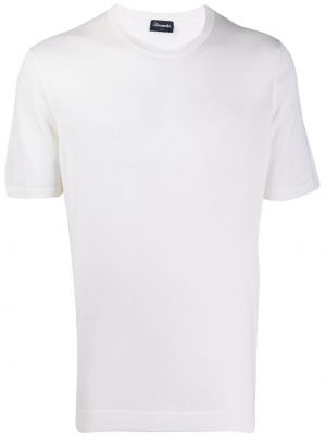 Camiseta manga corta Drumohr blanco