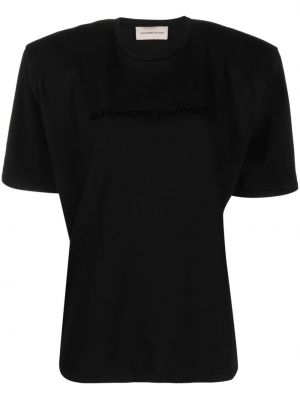 T-shirt con stampa Alexandre Vauthier nero