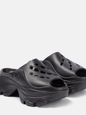 Πέδιλα clogs Adidas By Stella Mccartney μαύρο