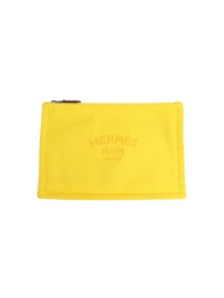 Kopertówka bawełniana Hermès Vintage żółta