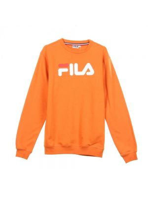 Pomarańczowa bluza z kapturem Fila