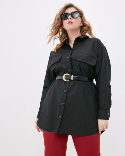Рубашка Авантюра Plus Size Fashion - Черный