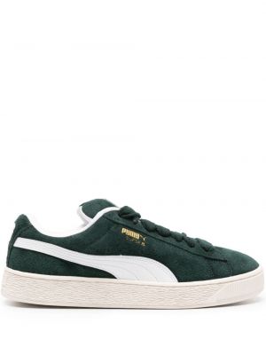 Sneakerși din piele de căprioară Puma Suede verde