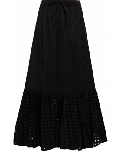 Maxi sukně Solid & Striped, černá