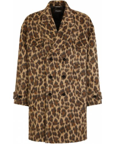 Mantel mit leopardenmuster Dolce & Gabbana