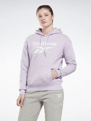 Relaxed fit sportinis džemperis Reebok violetinė