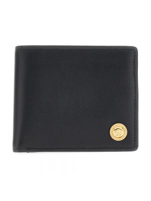 Czarny portfel Versace