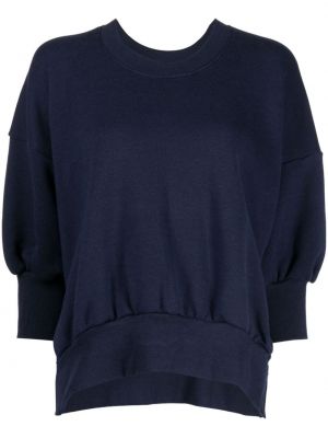 Sweatshirt aus baumwoll Yohji Yamamoto blau
