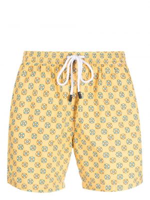 Kratke hlače s printom Barba žuta