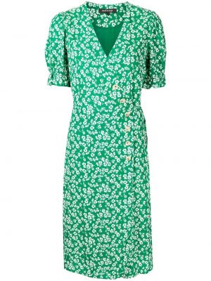 Платье миди с принтом Tout A Coup, зеленое