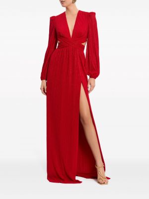 Robe de soirée avec manches longues Rebecca Vallance rouge