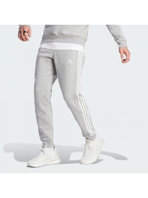 Prugaste hlače od flisa s melange uzorkom Adidas Sportswear