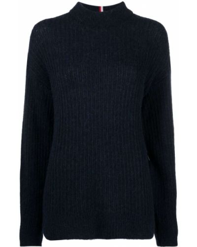 Pletený sveter Tommy Hilfiger modrá