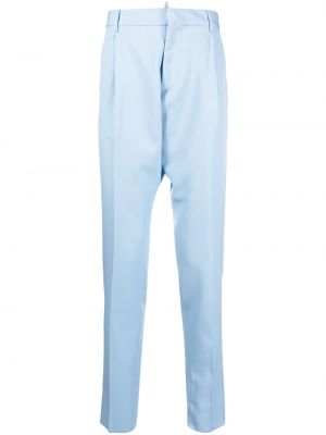Ravne hlače Dsquared2 modra