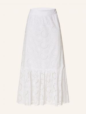 Długa spódnica bawełniana Joop! biała