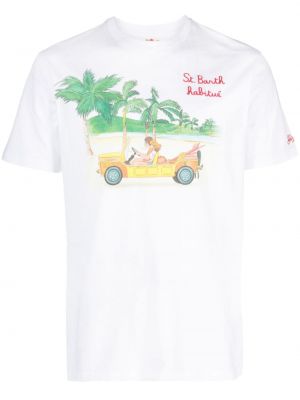 T-shirt con stampa Mc2 Saint Barth bianco