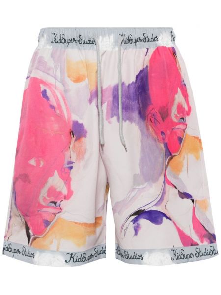 Sportske kratke hlače s printom s apstraktnim uzorkom Kidsuper