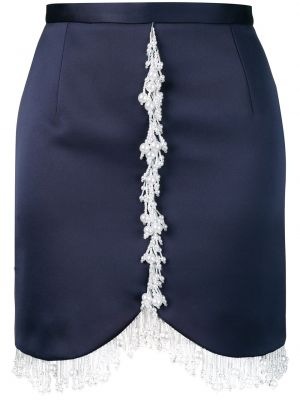 Mini sukně s vysokým pasem Christopher Kane - modrá